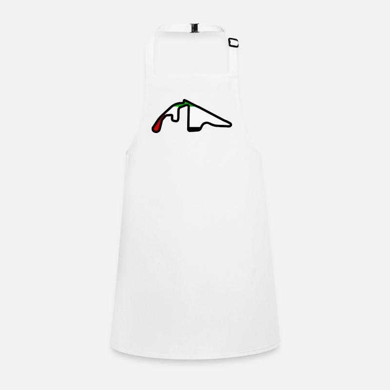 Circuit d’Abu Dhabi avec drapeau Tablier Enfant
