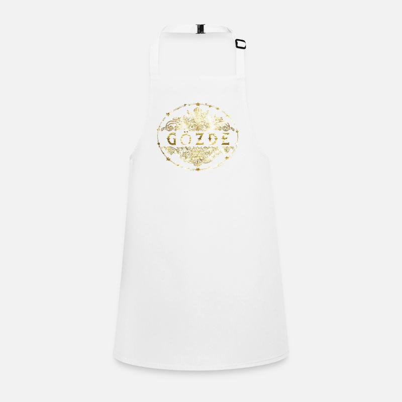 Gözde - Children's Apron - white