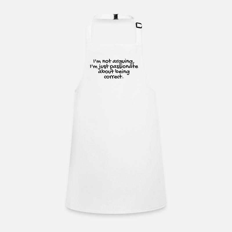not arguing because i like being correct Children's Apron