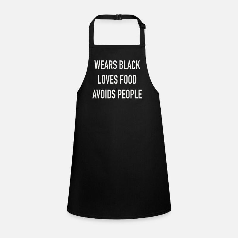 Wears black Children's Apron