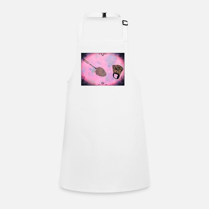 Vibrant Badminton Symphony Children's Apron