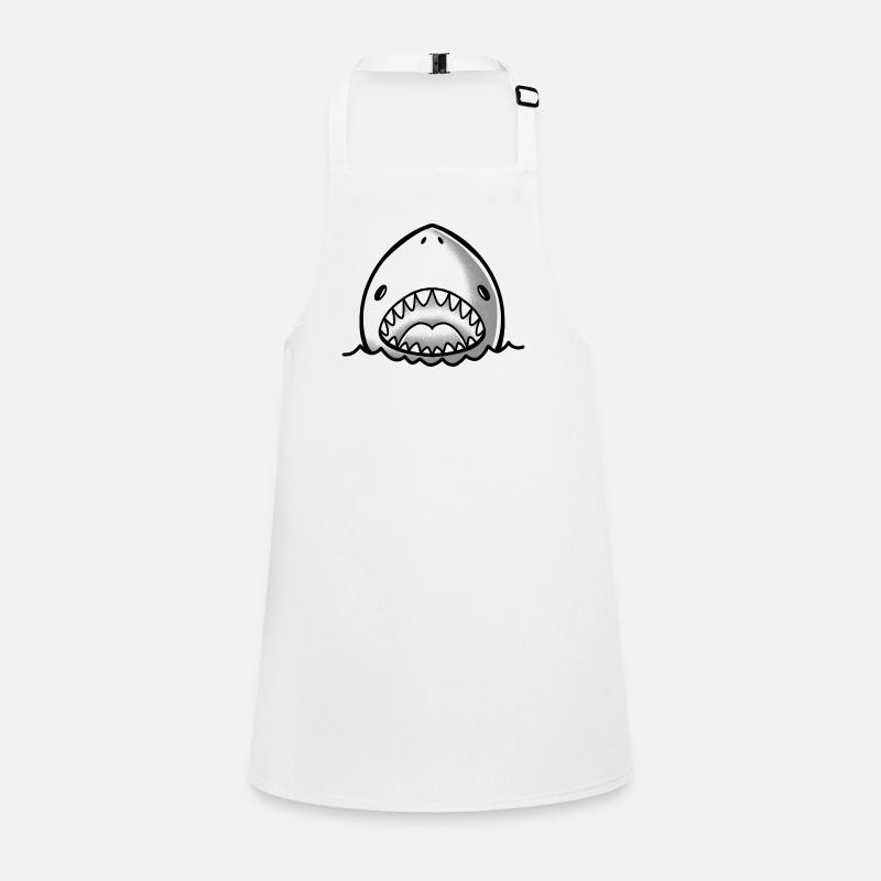 mignon visage de requin avec la bouche ouverte Tablier Enfant