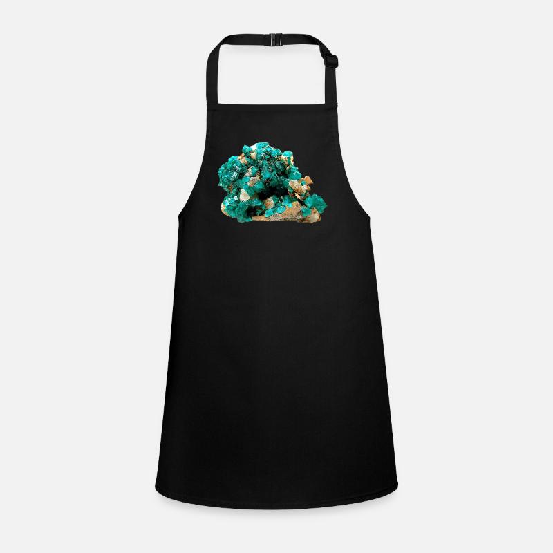 Dioptas Mineral Copper Emerald Silicate Crystal Children's Apron