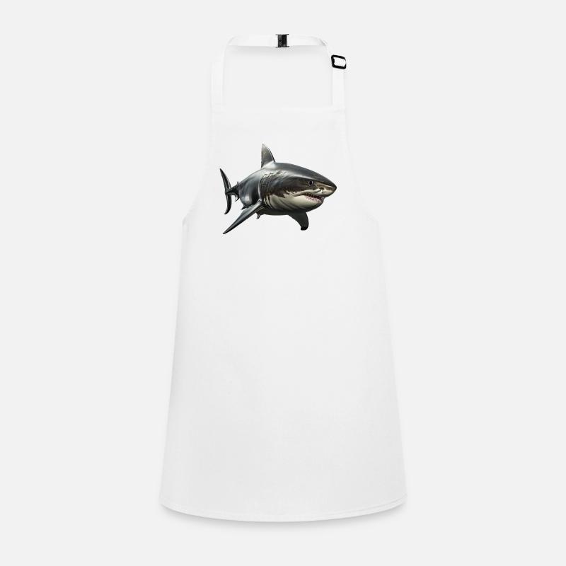 Grand requin blanc Tablier Enfant