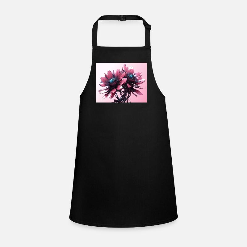 Fleurs cyberpunk Tablier Enfant