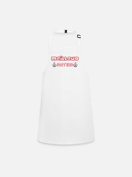 BEST FACTOR - Children's Apron - white - Front