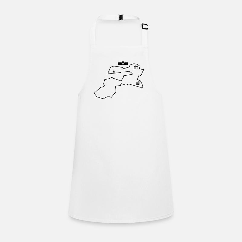 Berlin Marathon Line Children's Apron