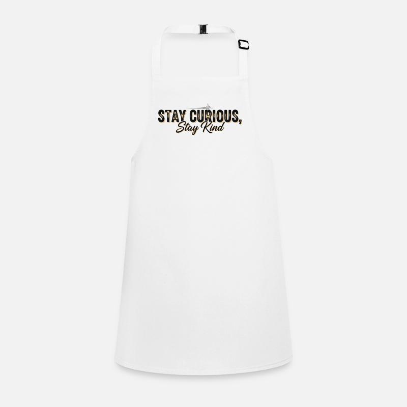 Stay Currious Stay Kind Eclectic Design Children's Apron