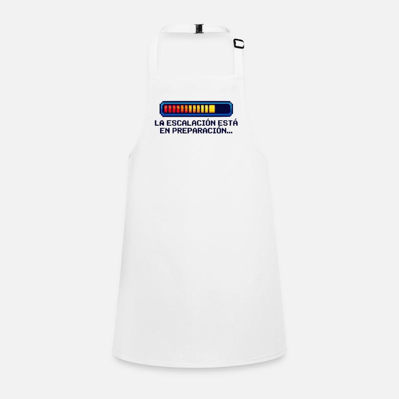 Escalation Shirt Nerd Geek Español Children's Apron