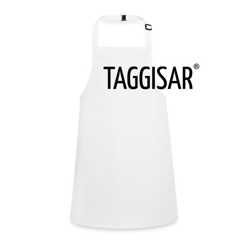 Taggisar Logo Black - Förkläde för barn