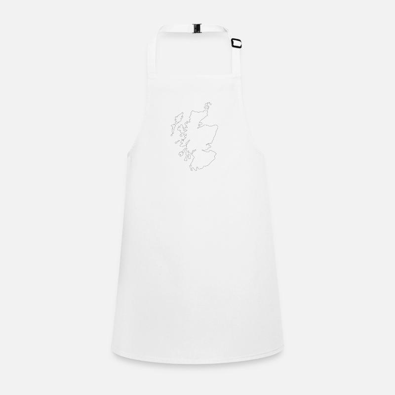 scotland map Children's Apron