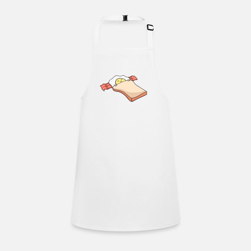 Petit déjeuner - Petit déjeuner - Bacon - Toast - Oeuf Tablier Enfant