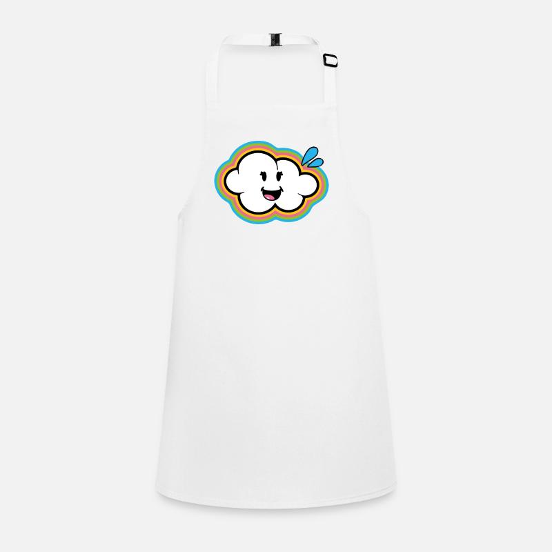Smiley Kawaii Cloud Tablier Enfant