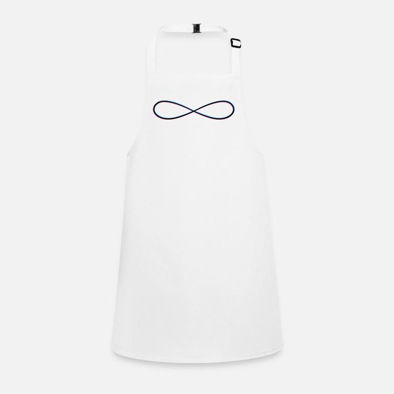 3d infinite endless forever limitless without end symb Children's Apron