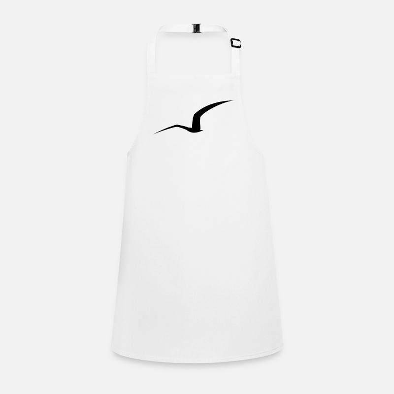 Möwe Silhouette Schürze für Kinder