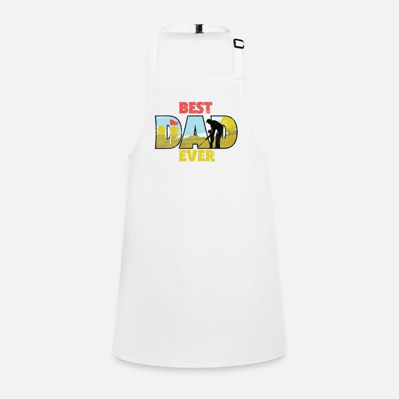 BESTER PAPI PAR GOLF EISEN GOLFER TEE SPRUCH MOTIV Schürze für Kinder