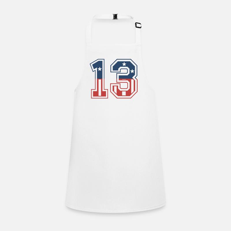 Numéro 13 États-Unis Tablier Enfant