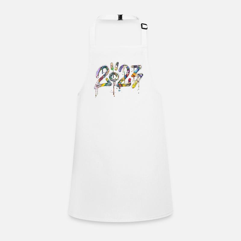 Style graffiti Splash hip hop couleurs peintre 2023 Tablier Enfant