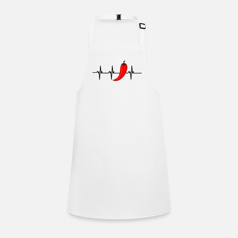 chilli heartbeat Children's Apron