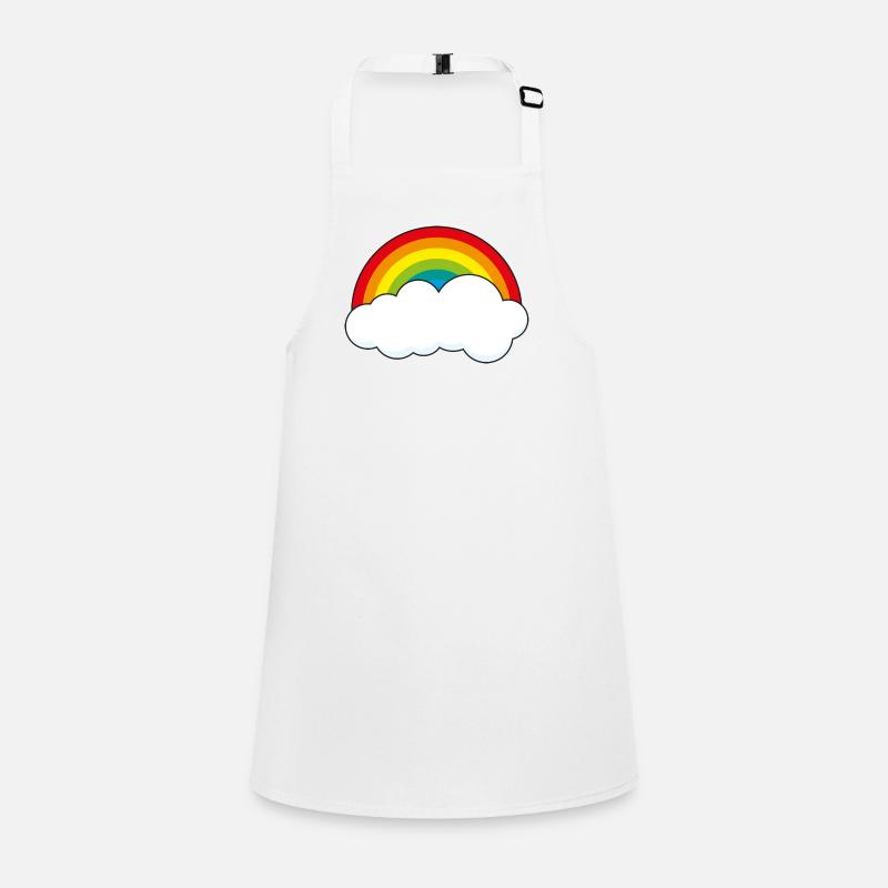 Arc-en-ciel avec nuage Tablier Enfant