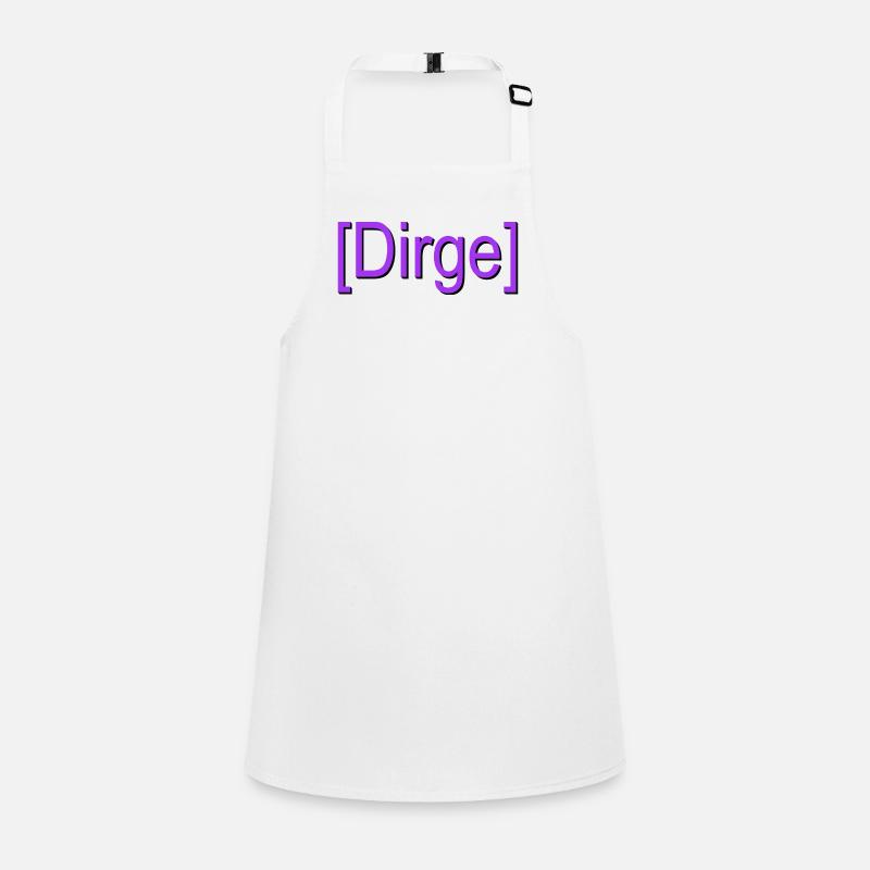 Dirge true in game chat font and color Children's Apron