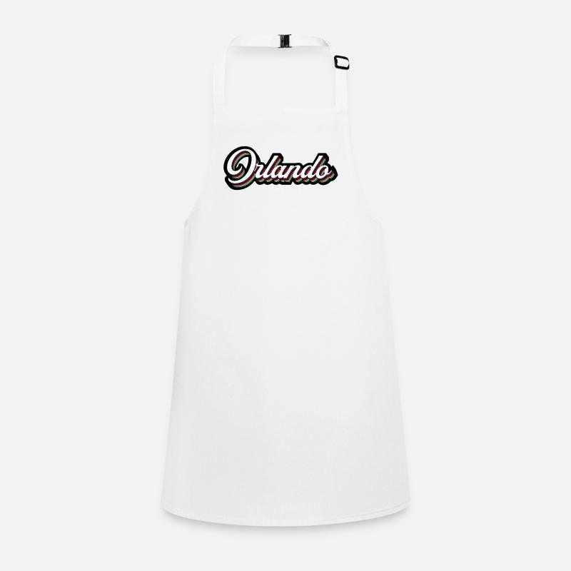Orlando Rainbow Script Children's Apron