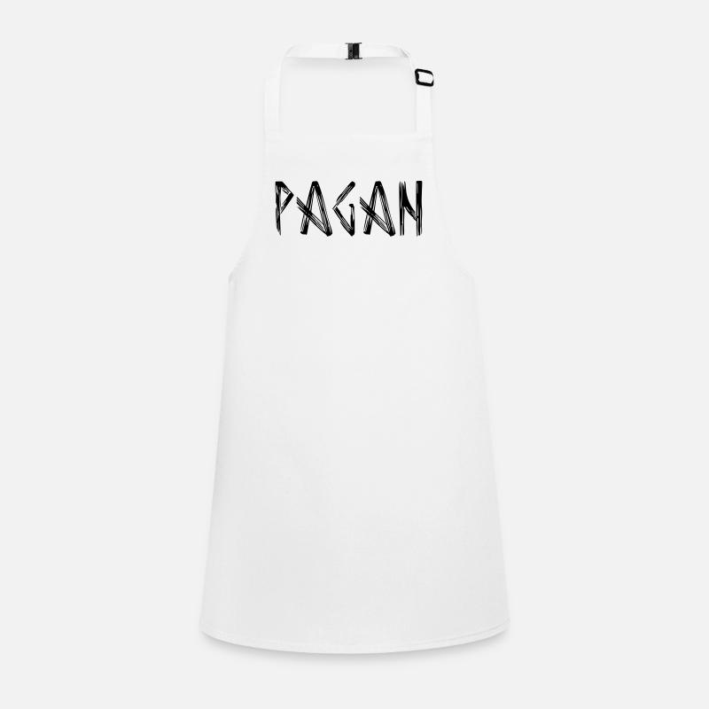 Pagan lettering logo Children's Apron