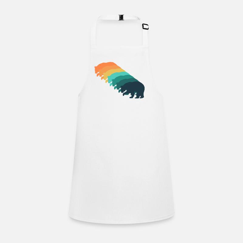 Retro bear Children's Apron