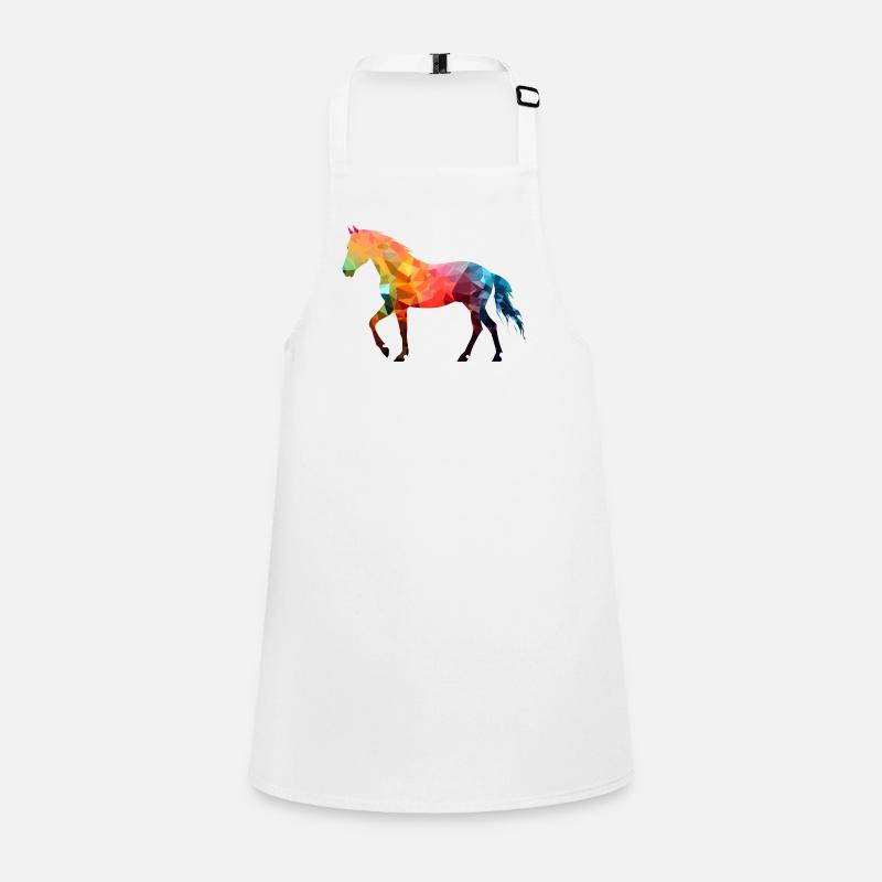 Bak le cheval multicolore Tablier Enfant