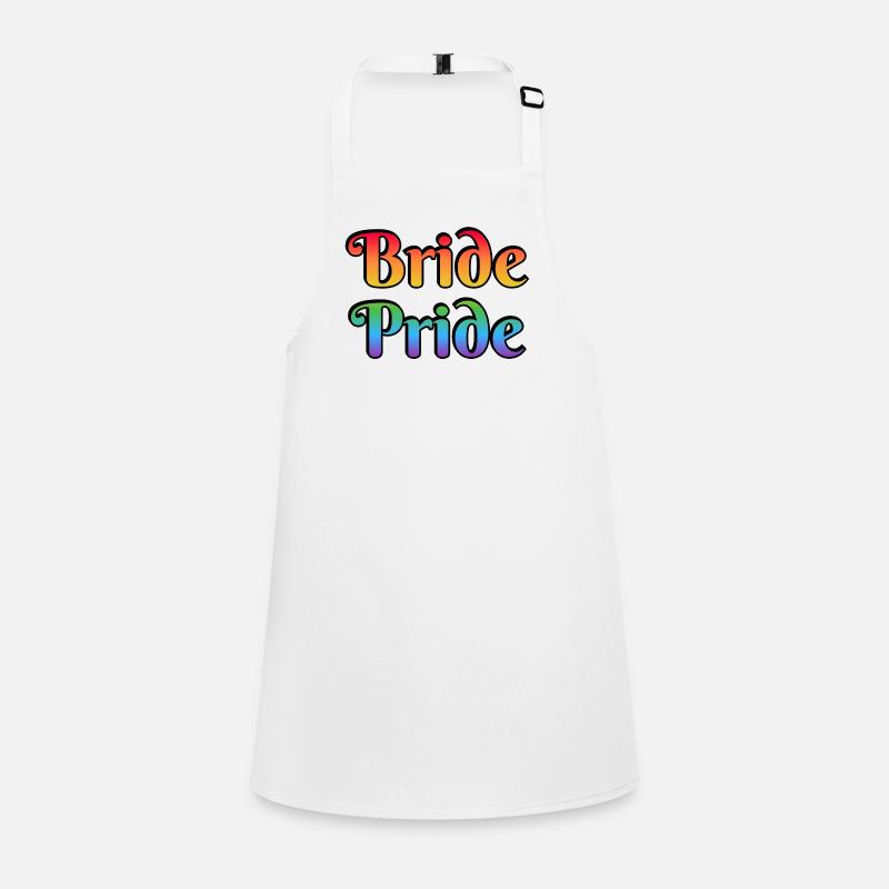 Bride Pride Lesbian Wedding Children's Apron