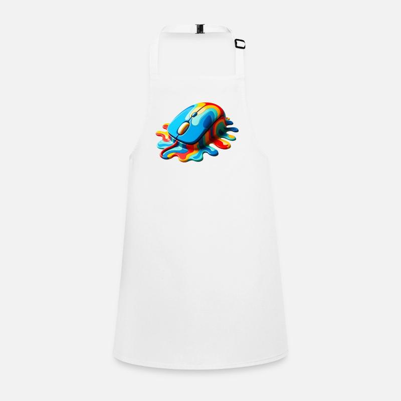 Souris d’ordinateur Melting Rainbow Tablier Enfant