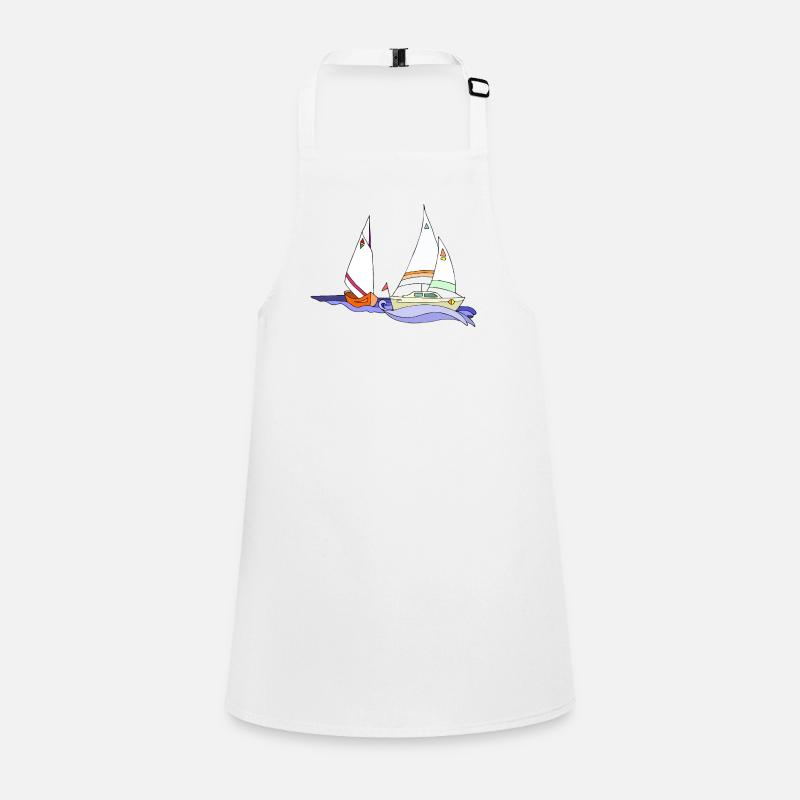 Segelboot Schürze für Kinder