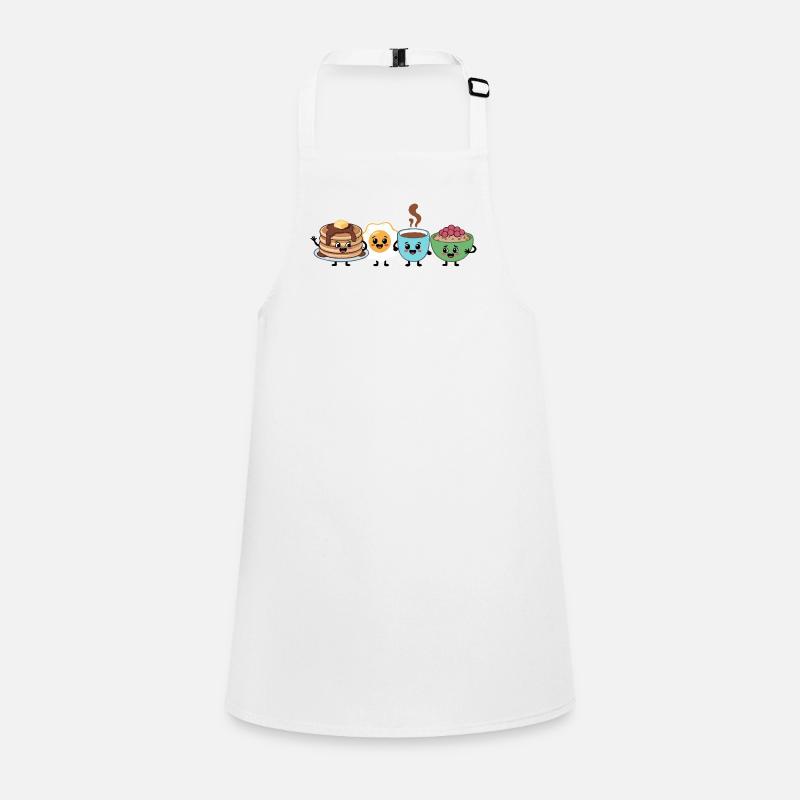 Cute Food & Beverage Breakfast Pattern Children's Apron