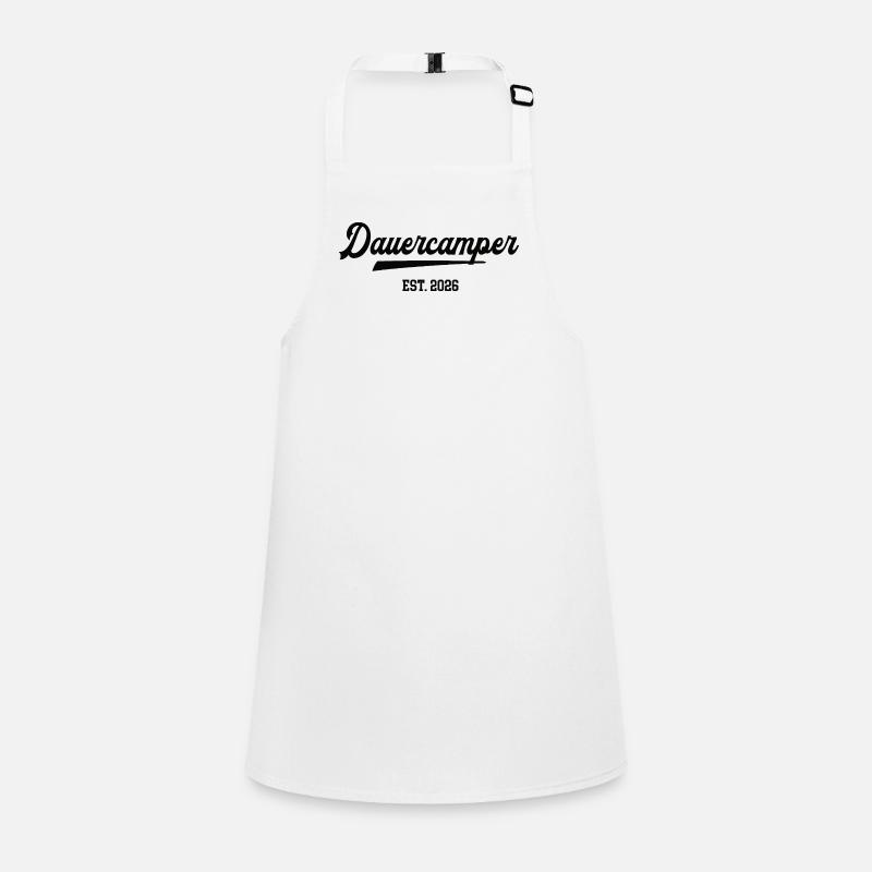 Dauercamper 2026 Camping Camper Dauercamping  Schürze für Kinder