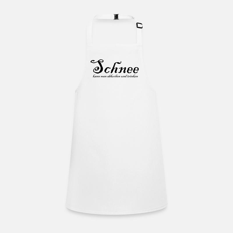 Snow can be boiled and drunk Children's Apron