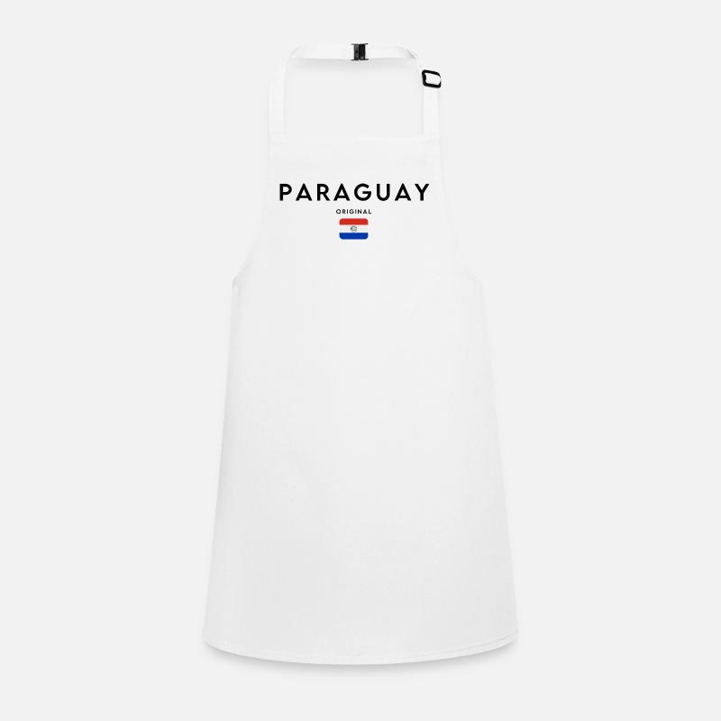 Paraguayan pride, minimalist sleek design Children's Apron