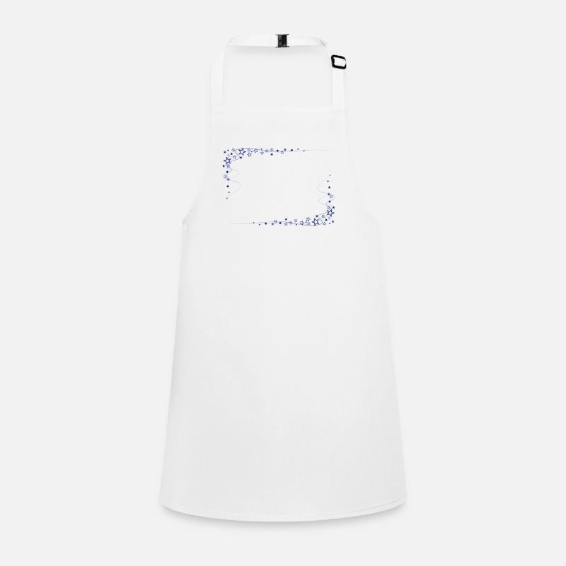 Sternrahmen Blau Schürze für Kinder