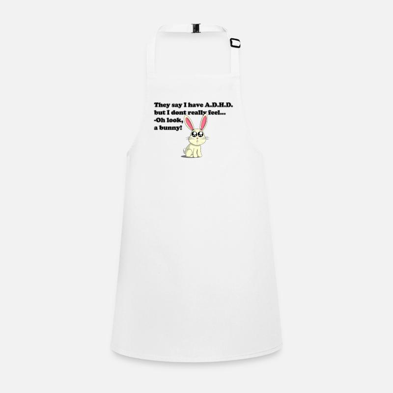 ADHD bunny Children's Apron