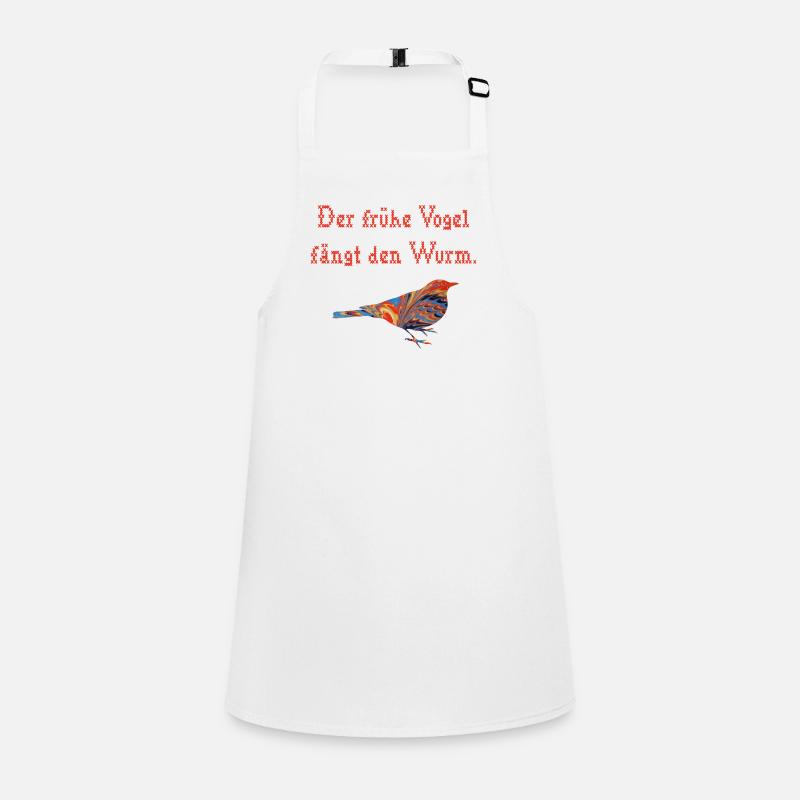 the early bird catches the worm e 58 Children's Apron