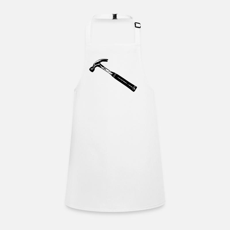 Hammer T-shirt, carpenter work, Self Employed, Children's Apron