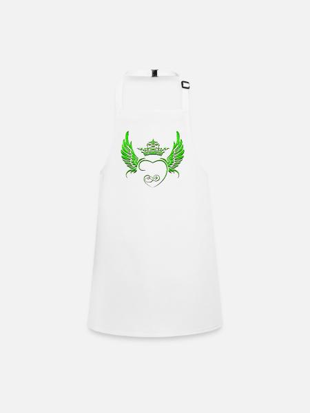 Angel-Wings-Angels-Wings-Little Angel-Wing-Fly - Children's Apron - white - Front