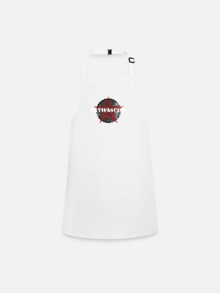 FASCISME ANTIFASCISTE RACISME SEXISME - Tablier Enfant - blanc - Devant