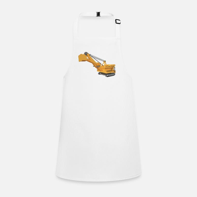 Huge excavator Children's Apron