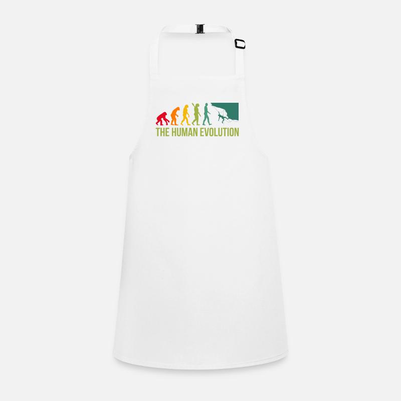 Evolution Graphic Climbing Climber Bouldering Boul Schürze für Kinder