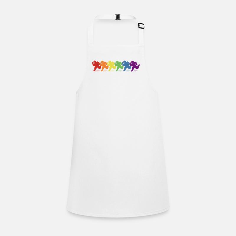 Regenbogen Bären Parade! Schürze für Kinder