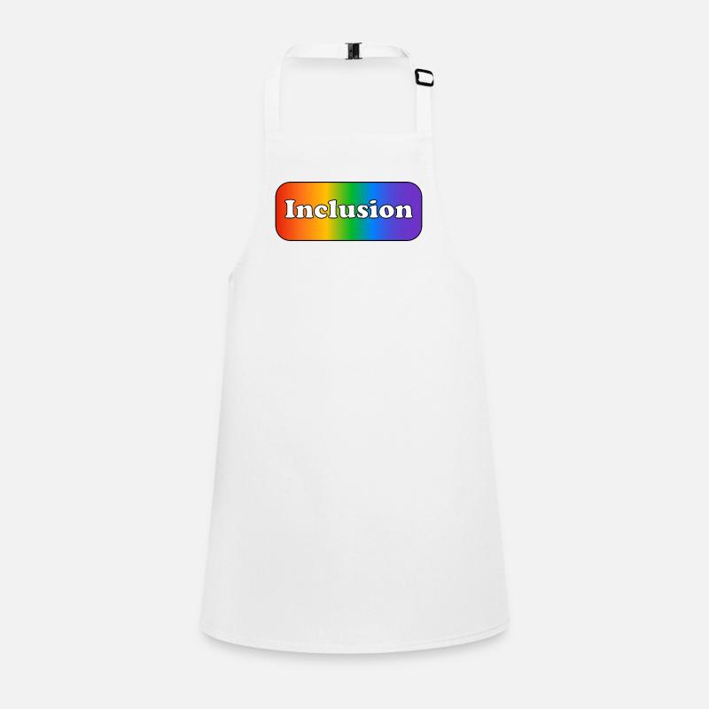 Inklusion Regenbogen Schürze für Kinder