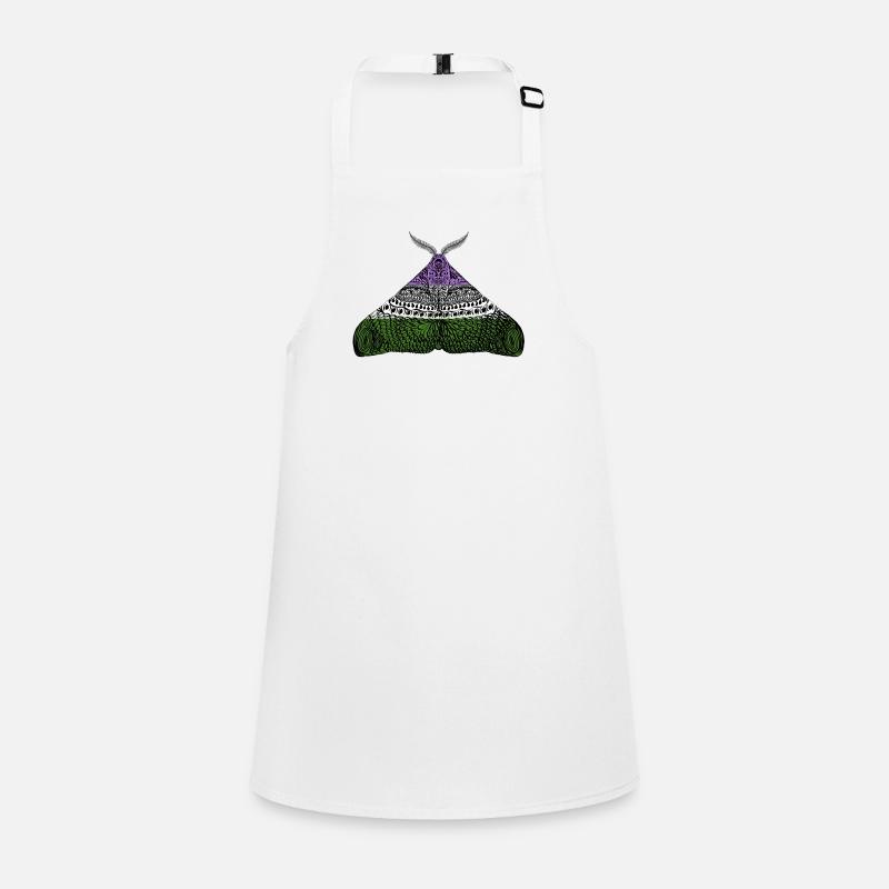Genderqueer pride moth Children's Apron