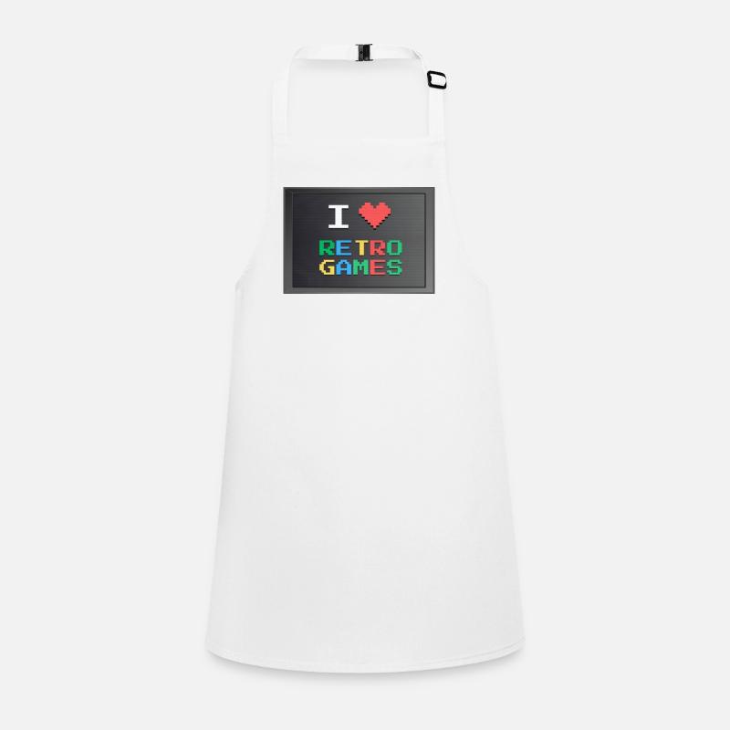 Retrogaming - I love retrogaming Children's Apron