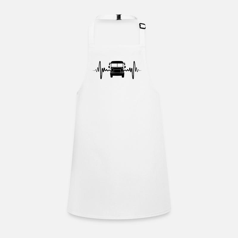 Heartbeat Bus Children's Apron