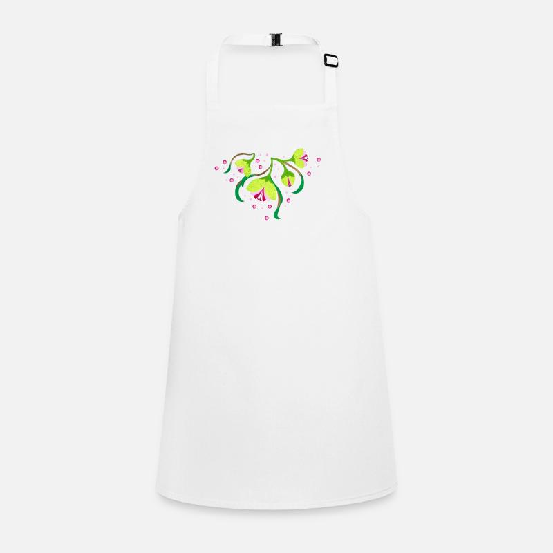 floral rose dots Schürze für Kinder